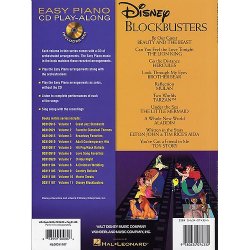 Easy Piano CD Play-Along Volume 11: Disney Blockbusters