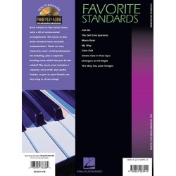 Piano Play-Along Volume 15: Favourite Standards