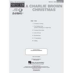 Piano Play-Along: Charlie Brown Christmas (Book/Audio)