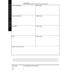 Musicians Practice Planner Wkly Lssn