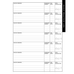 Musicians Practice Planner Wkly Lssn