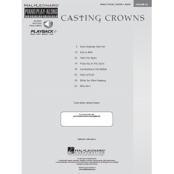 Piano Play-Along: Casting Crowns (Book/Audio)