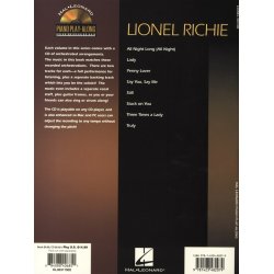Piano Play-Along Volume 82: Lionel Richie