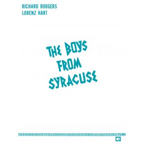 Boys from Syracuse : COMPLETE VOCAL SCORE