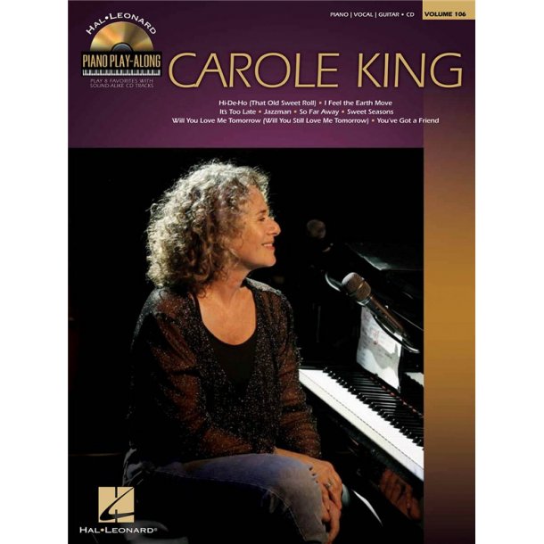 Piano Play-Along Volume 106: Carole King