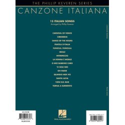 Canzone Italiana: 15 Italian Songs Arranged By Phillip Keveren