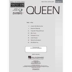 Piano Play-Along Volume 113: Queen