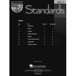 Beginning Piano Solo Play-Along Volume 9: Standards
