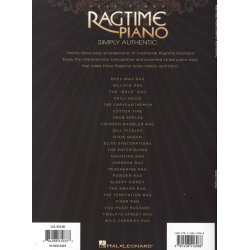 Easy Ragtime Piano - Simply Authentic