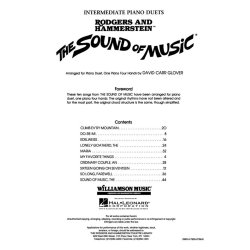 Rodgers And Hammerstein: The Sound of Music - Late Intermediate Piano Duets