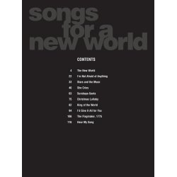 Songs For A New World