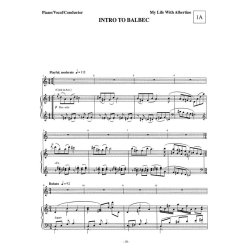 Gordon/Nelson My Life With Albertine Musical Vocal Score