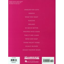 Laurence O'Keefe/Nell Benjamin: Legally Blonde - The Musical (Piano/Vocal)