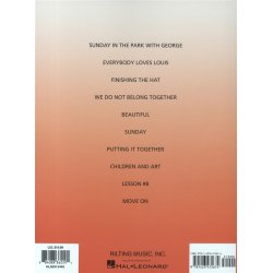 Stephen Sondheim: Sunday In The Park With George - Vocal Selections (Revised Edition)