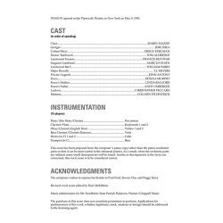 SONDHEIM STEPHEN PASSION REVISED EDITION VOCAL SCORE BOOK