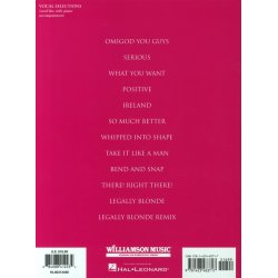 Legally Blonde The Musical: Vocal Selections