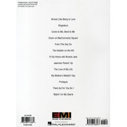 Frederick Loewe/Alan Jay Lerner: Brigadoon (Piano/Vocal Selections)