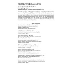 Stephen Sondheim: Merrily We Roll Along - Revised Edition (Vocal Selections)