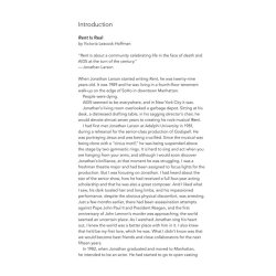 LARSON JONATHAN RENT THE COMPLETE BOOK & LYRICS LIBRETTO BAM BOOK