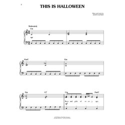 Danny Elfman: The Nightmare Before Christmas (Easy Piano)