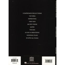 The Twilight Saga - Eclipse Film Score (Big Note Piano)