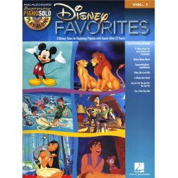 Beginning Piano Solo Play-Along Volume 1: Disney Favourites