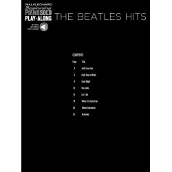 PIANO SOLO PLAY ALONG VOLUME 2 THE BEATLES HITS PF BK/CD
