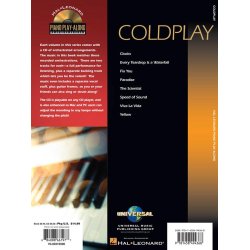 Piano Play-Along Volume 16: Coldplay