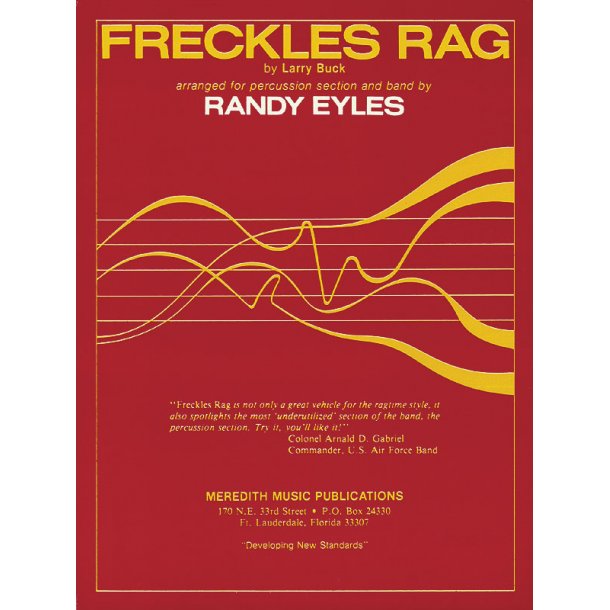 Freckles Rag : for Percussion Section and Band