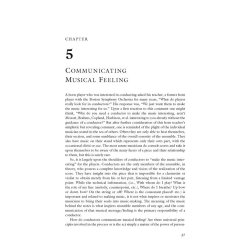 Conducting with Feeling