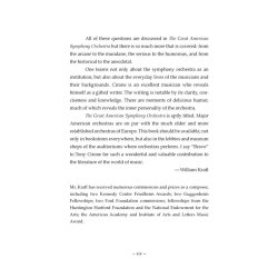 CIRONE ANTHONY THE GREAT AMERICAN SYMPHONY ORCHESTRA BAM BOOK