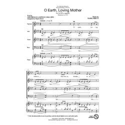 O Earth, Loving Mother : Judith Clurman Choral Series