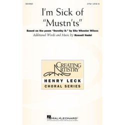 I'm Sick Of Musn'ts