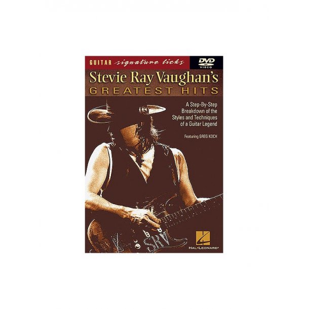 Stevie Ray Vaughan's Greatest Hits: Guitar Signature Licks (DVD)