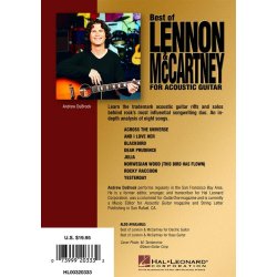 Best Of Lennon And McCartney For Acoustic Guitar DVD