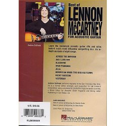 Best Of Lennon And McCartney For Acoustic Guitar DVD