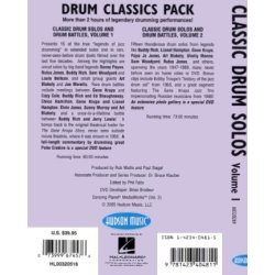 Drum Classics Pack - Classic Drum Solos And Drum Battles Vol. 1 And 2