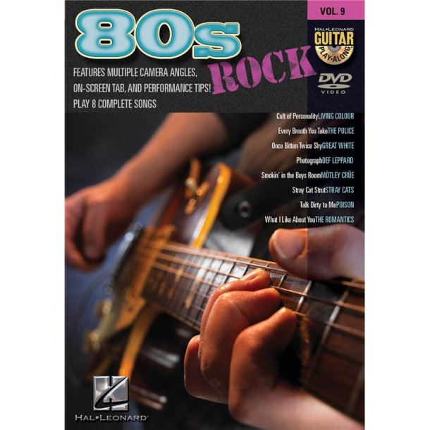 Guitar Play-Along DVD Volume 9: 80s Rock
