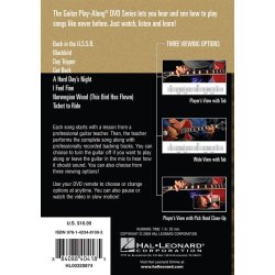 GUITAR PLAY-ALONG VOLUME 12 LENNON & MCCARTNEY GUITAR DVD