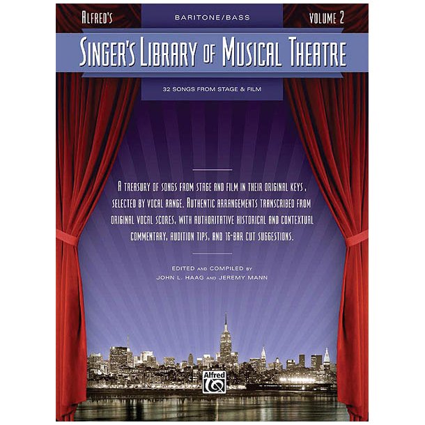 Singer's Library of Musical Theatre - Vol. 2 : Baritone Book Only