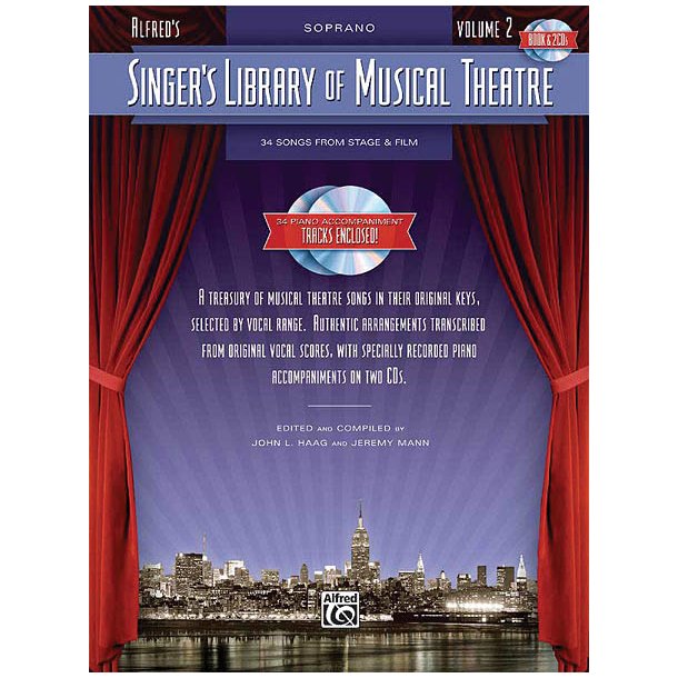 Singer's Library of Musical Theatre - Vol. 2 : Soprano Book/2-CDs Pack