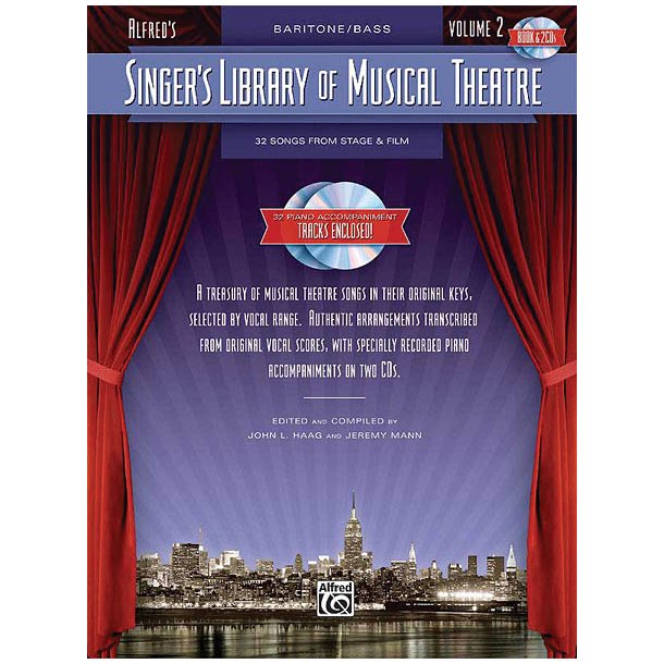 Singer's Library of Musical Theatre - Vol. 2 : Baritone Book/2-CDs Pack