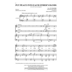 Put Peace into Each Other's Hands