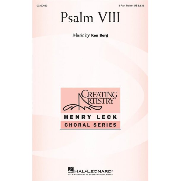 Psalm VIII