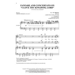 Fanfare and Concertato on I Love Thy Kingdom, Lord