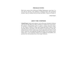 A Lover And His Lass