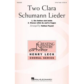 Two Clara Schumann Lieder