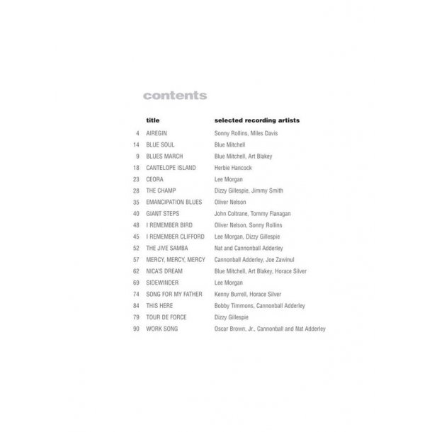 Hard Bop - 2nd Edition : Jazz Piano Solos Series Volume 6