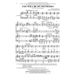 You Will Be My Witnesses