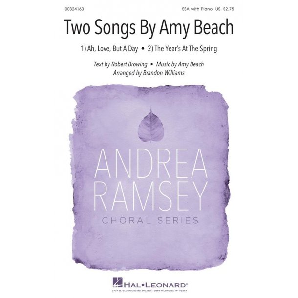 Two Songs by Amy Beach